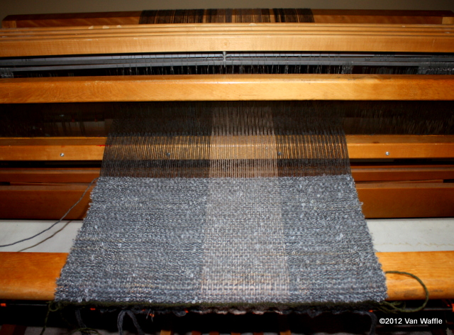 New weaving project on the loom
