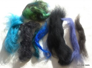 Fibre for Nicobar feather shawl