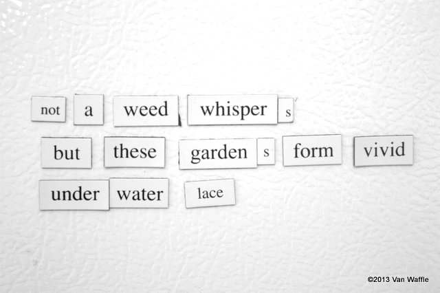 Haiku not a weed whispers